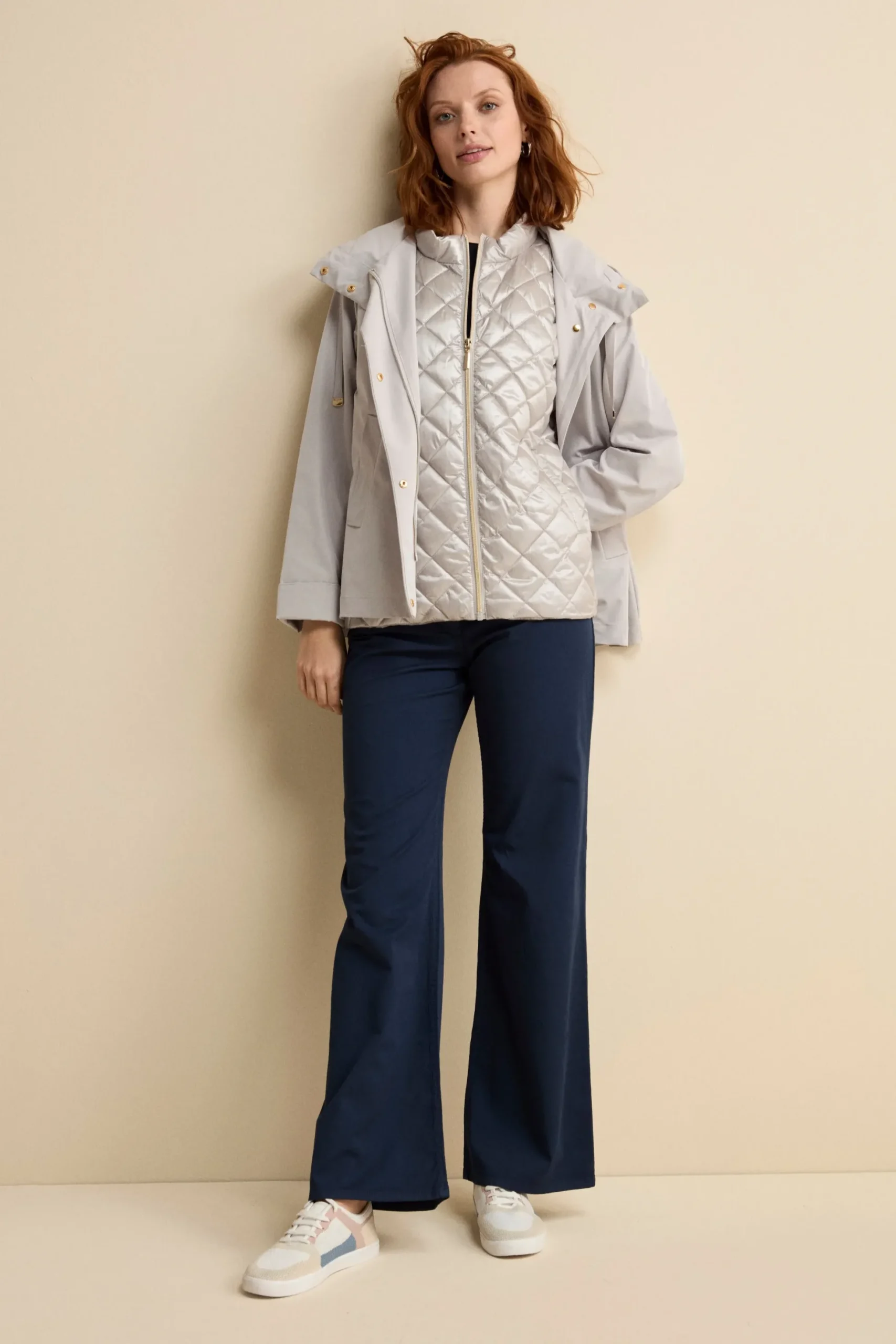 Pantalone Cinque Tasche a Gamba Larga - BLU