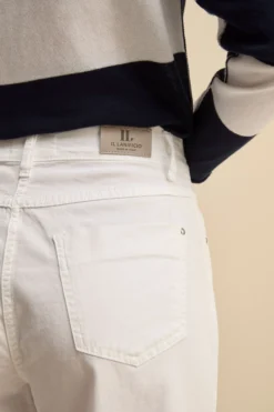 Pantalone Cinque Tasche a Gamba Larga - BIANCO