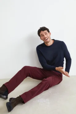 Pantalone Cinque Tasche Regular Fit - BORDEAUX