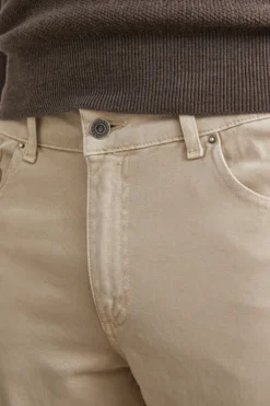 Pantalone Cinque Tasche Slim Fit - LATTE
