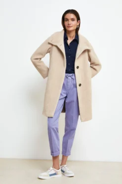 Pantalone Coulisse in Gabardina - LILLA