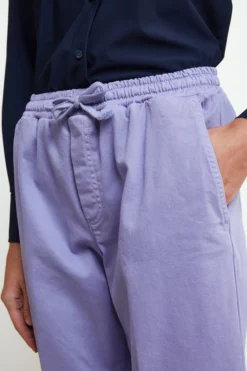 Pantalone Coulisse in Gabardina - LILLA