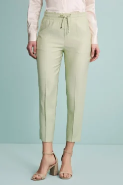 Pantalone Cropped Elegante con Coulisse - MELA