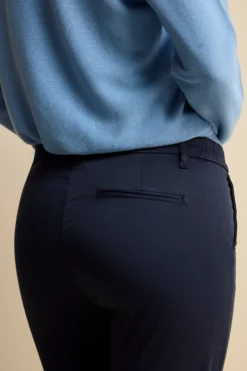 Pantalone Cropped in Cotone - BLU