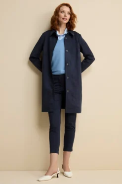 Pantalone Cropped in Cotone - BLU