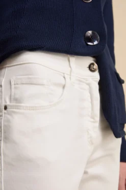Pantalone Denim Cinque Tasche - DENIM BIANCO