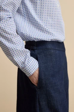 Pantalone Denim Over in Cotone - JEANS