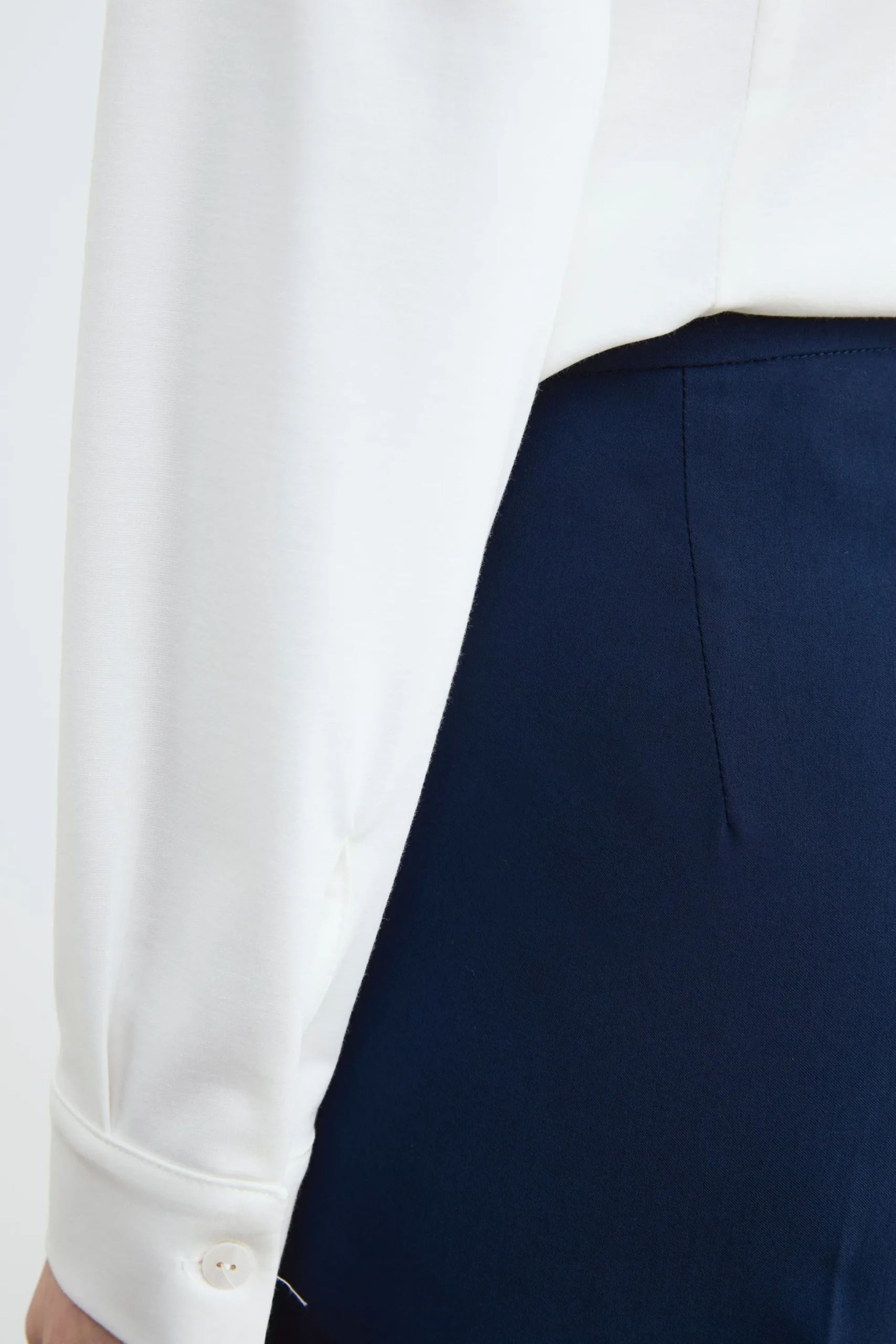 Pantalone elasticizzato - BLU