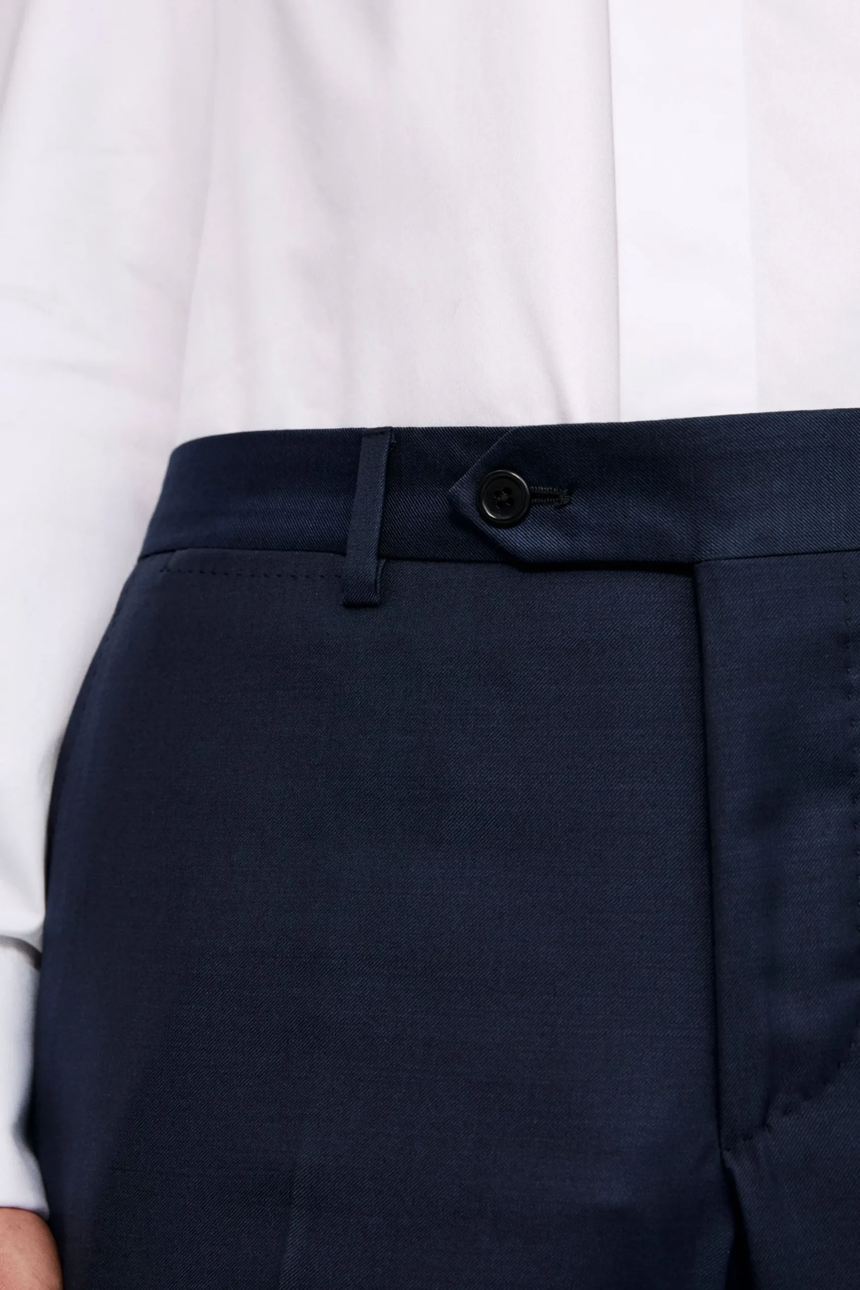 Pantalone elegante drop 8 - BLU