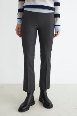 Pantalone elegante grigio da donna - GRIGIO
