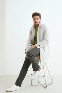 Pantalone fantasia in cotone - VERDE