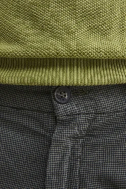 Pantalone fantasia in cotone - VERDE