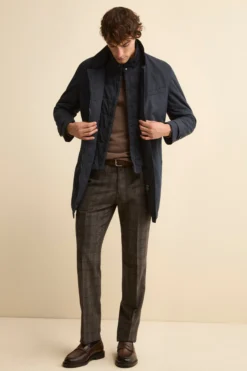 Pantalone Galles in Misto Cotone e Lana - FANT. MARRONE