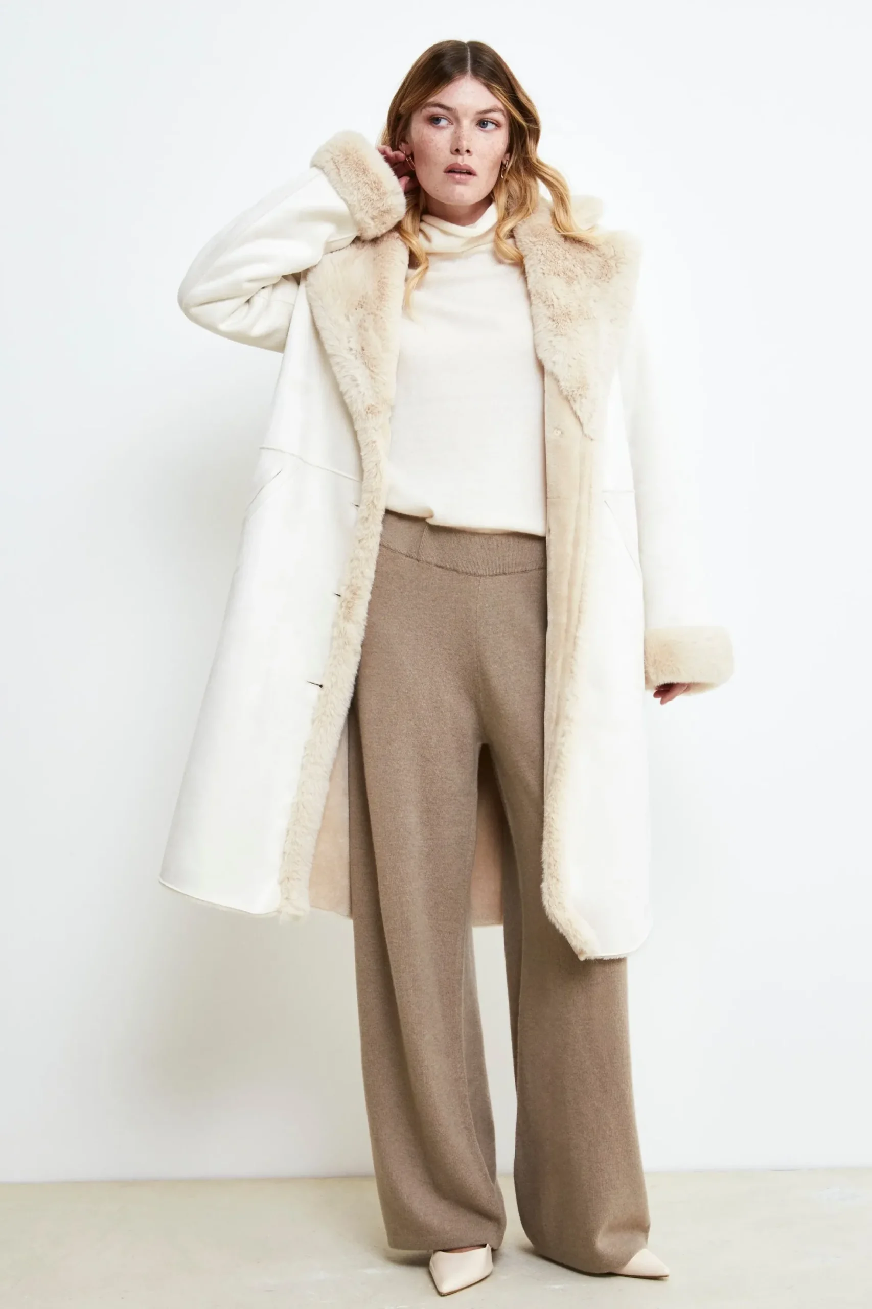 Pantalone in lana e cashmere - CORTECCIA