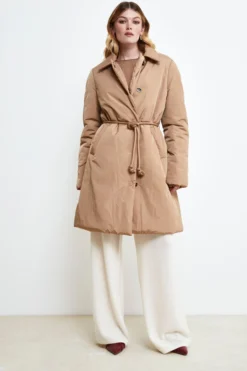 Pantalone in lana e cashmere - LATTE