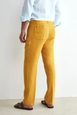 Pantalone in Lino - GIALLO