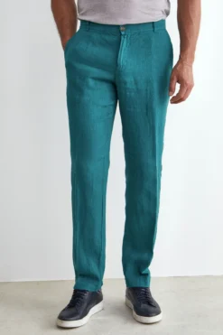 Pantalone in Lino - VERDE