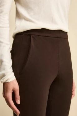 Pantalone jersey elasticizzato - T.MORO