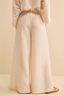 Pantalone Morbido con Elastico - BIANCO