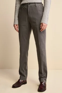 Pantalone Regular Fit con Elastico - GRIGIO