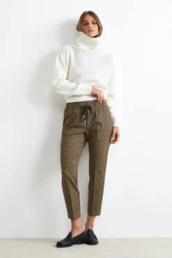 Pantalone Sigaretta Con Coulisse - P/P CAMMELLO