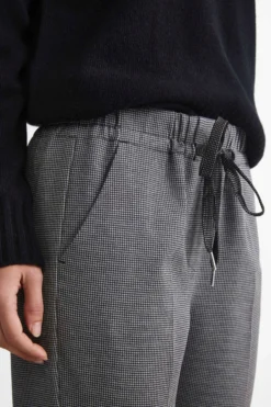 Pantalone Sigaretta Con Coulisse - P/POULE GRIGIO