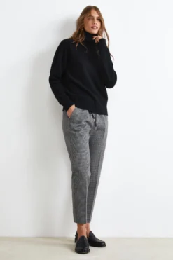 Pantalone Sigaretta Con Coulisse - P/POULE GRIGIO