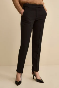 Pantalone Sigaretta Regular Fit - NERO