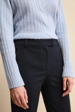 Pantalone Sigaretta Regular Fit - BLU
