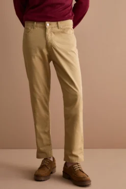 Pantalone Slim Fit Cinque Tasche in Denim - BISCOTTO