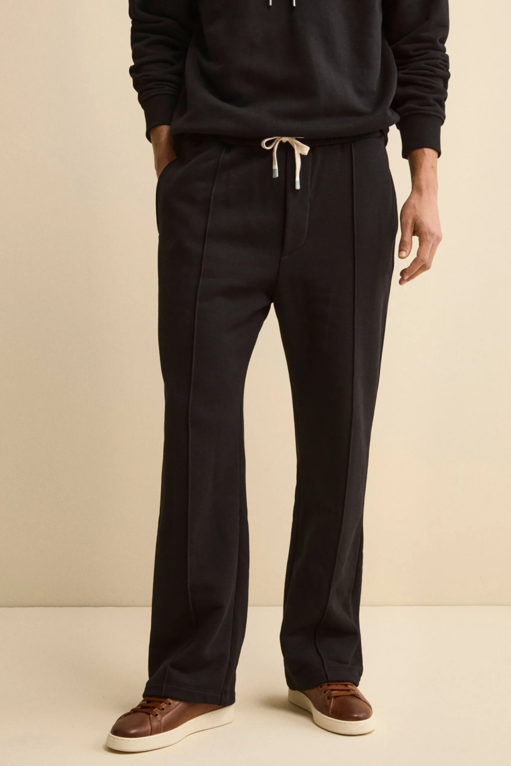Pantalone Sportivo a Gamba Larga - NERO