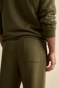 Pantalone Sportivo a Gamba Larga - MILITARE