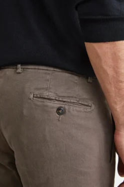 Pantalone Stretch in Gabardina - FANGO