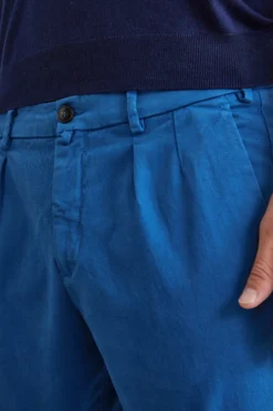 Pantalone Stretch Slim Fit - BLU APERTO