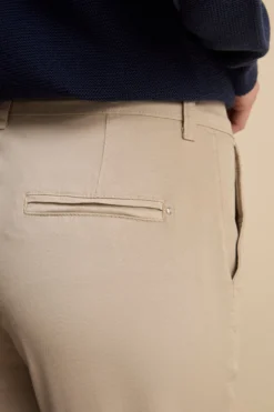 Pantalone Twill Regular Fit - BEIGE