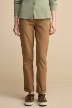 Pantalone Twill Regular Fit - BRONZO