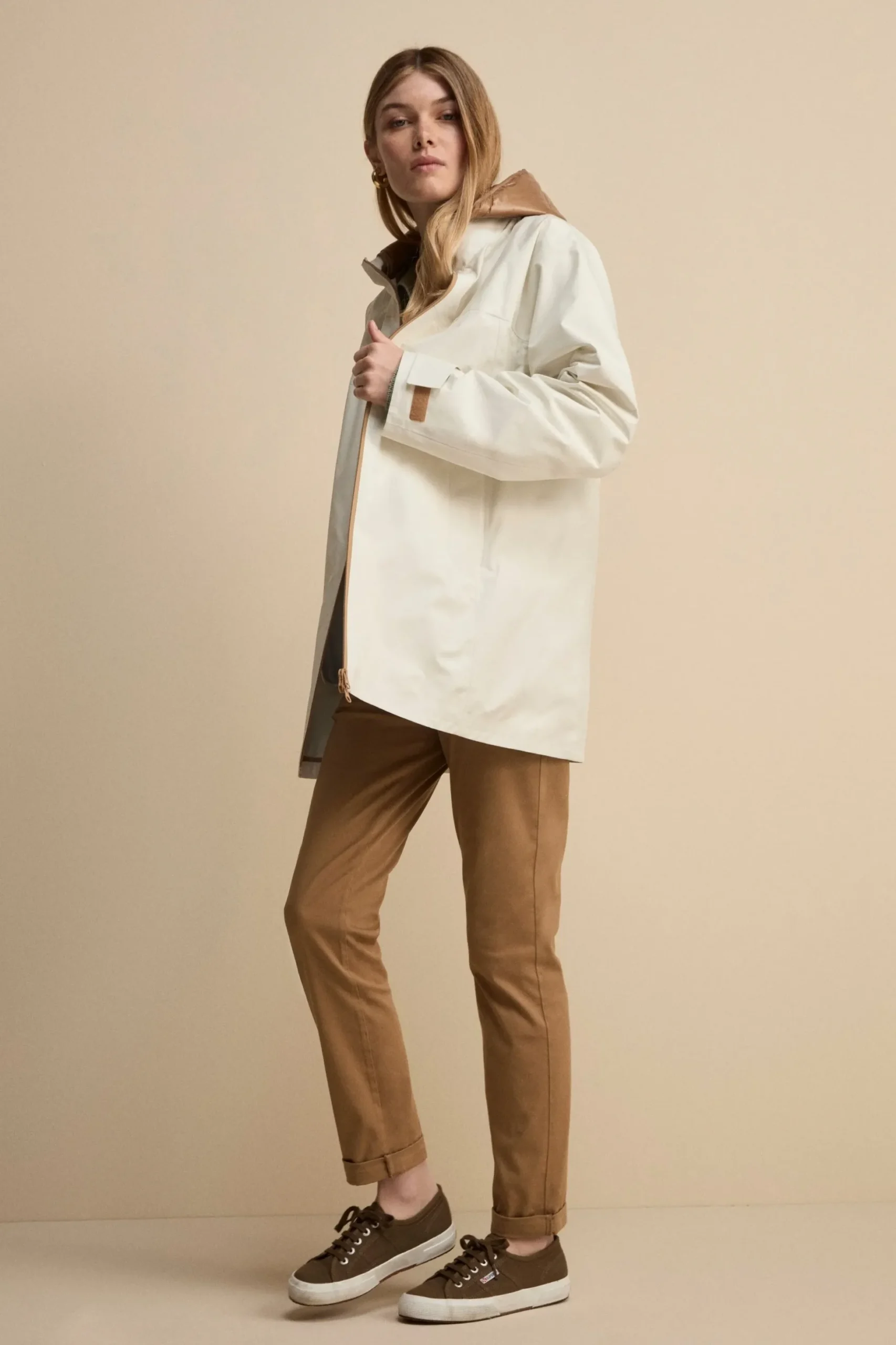 Pantalone Twill Regular Fit - BRONZO