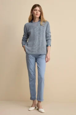 Pantalone Twill Regular Fit - JEANS