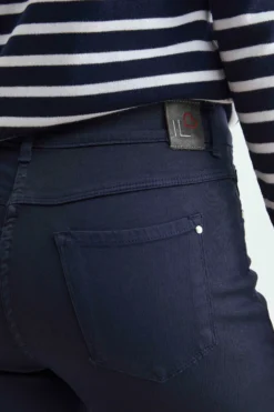 Pantaloni casual in cotone - BLU