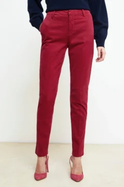 Pantaloni cinque tasche - BORDEAUX