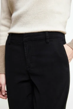 Pantaloni cinque tasche - NERO