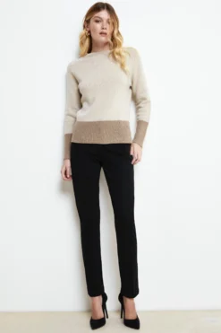 Pantaloni cinque tasche - NERO