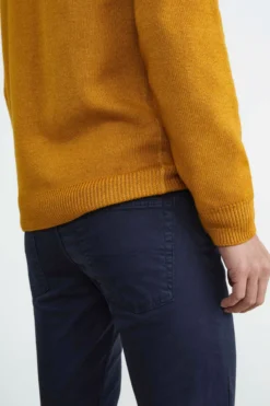Pantaloni cinque tasche slim - BLU