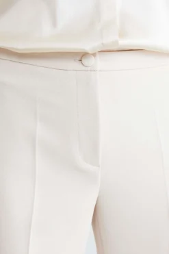 Pantaloni eleganti a zampa - AVORIO