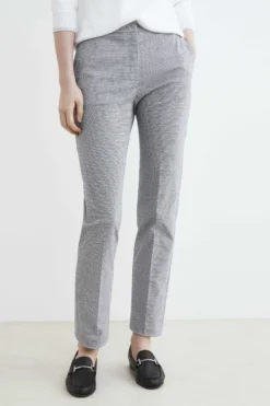 Pantaloni fantasia blu - BLU MICROEFFETTO