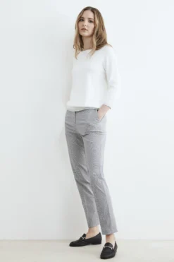 Pantaloni fantasia blu - BLU MICROEFFETTO