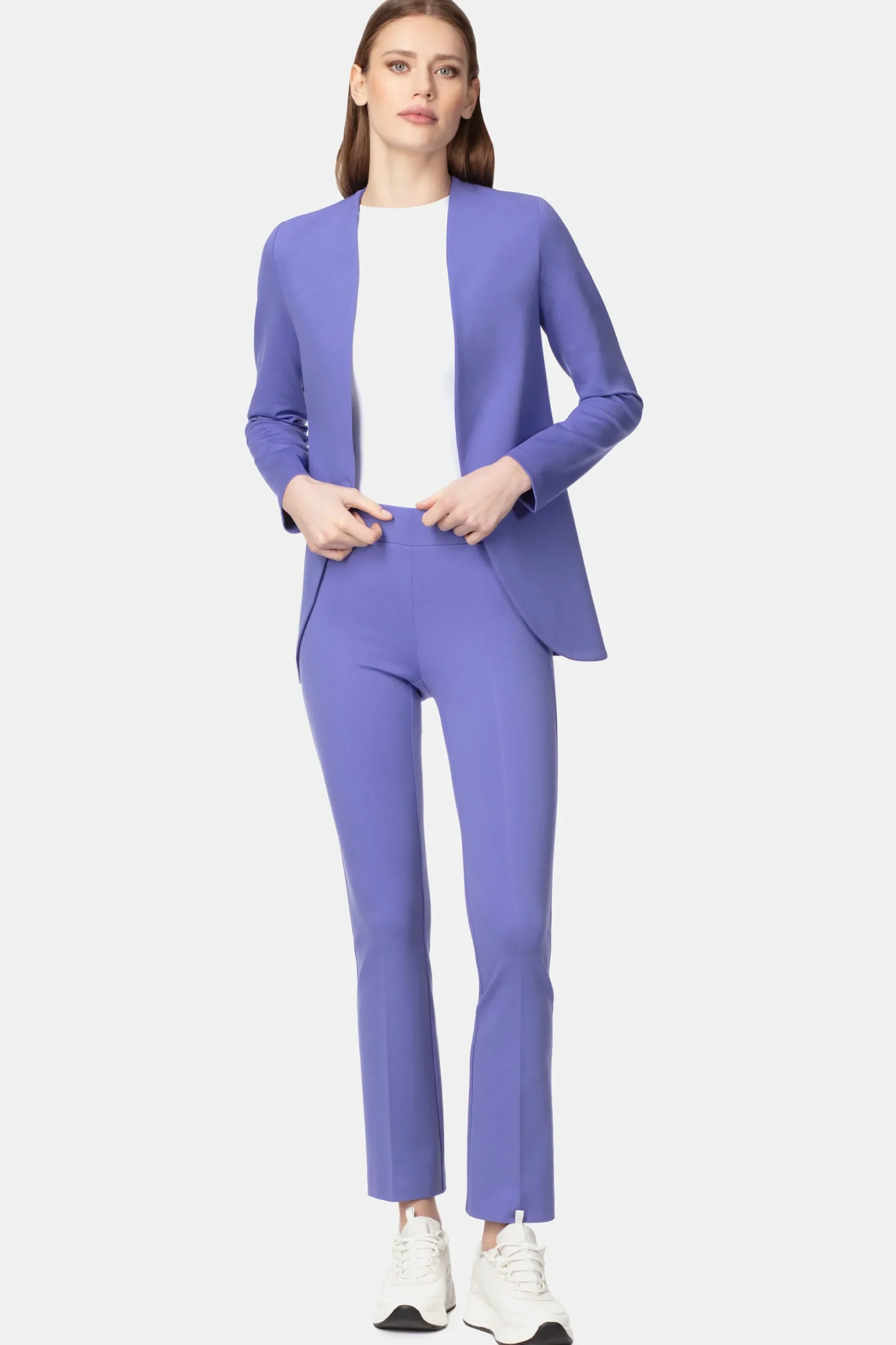 Pantaloni in jersey palazzo - PERVINCA