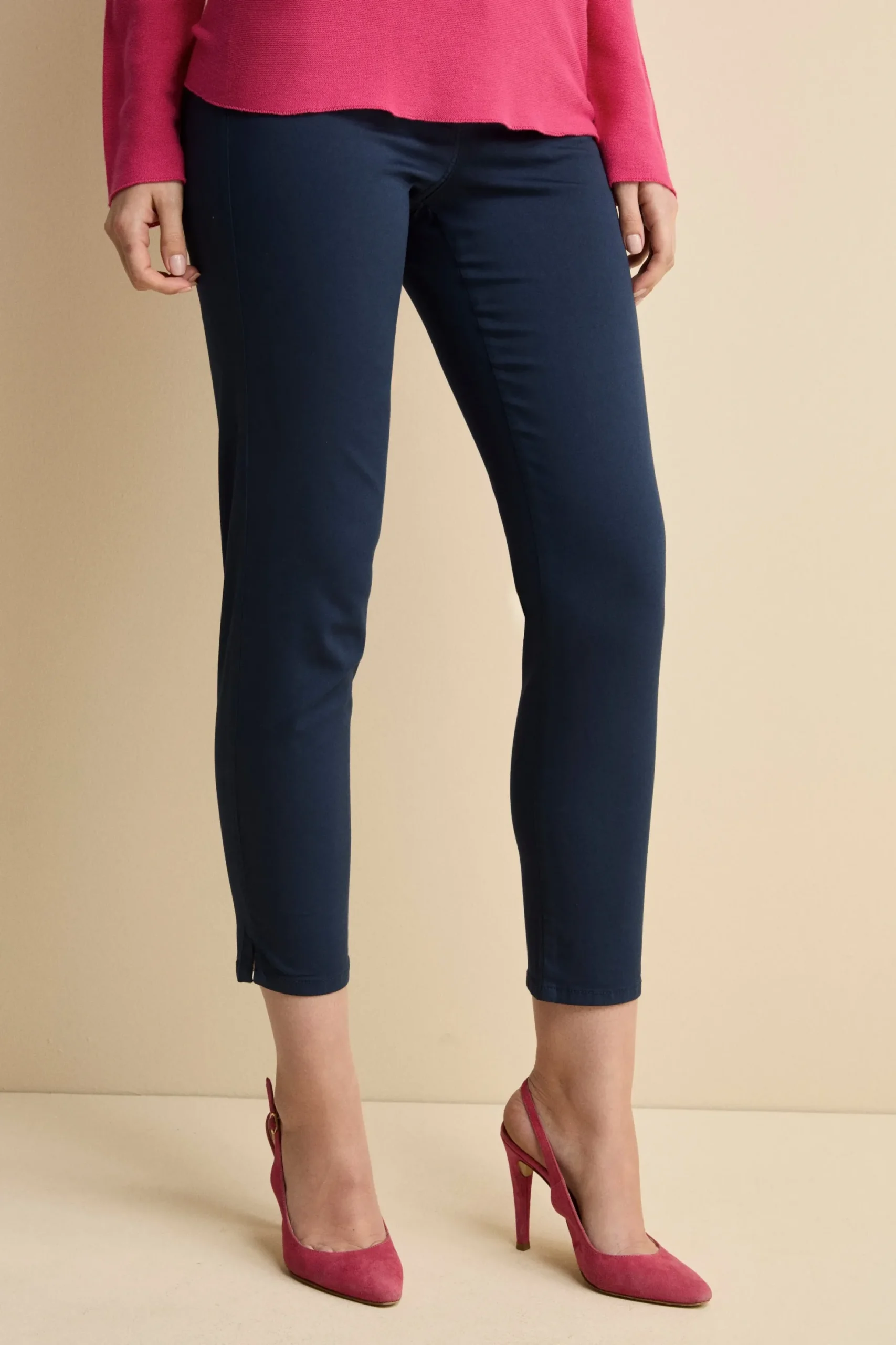 Pantaloni Slim Cinque Tasche - BLU