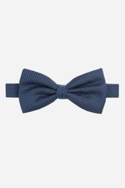 Papillon a pois annodato - POIS fondo BLU