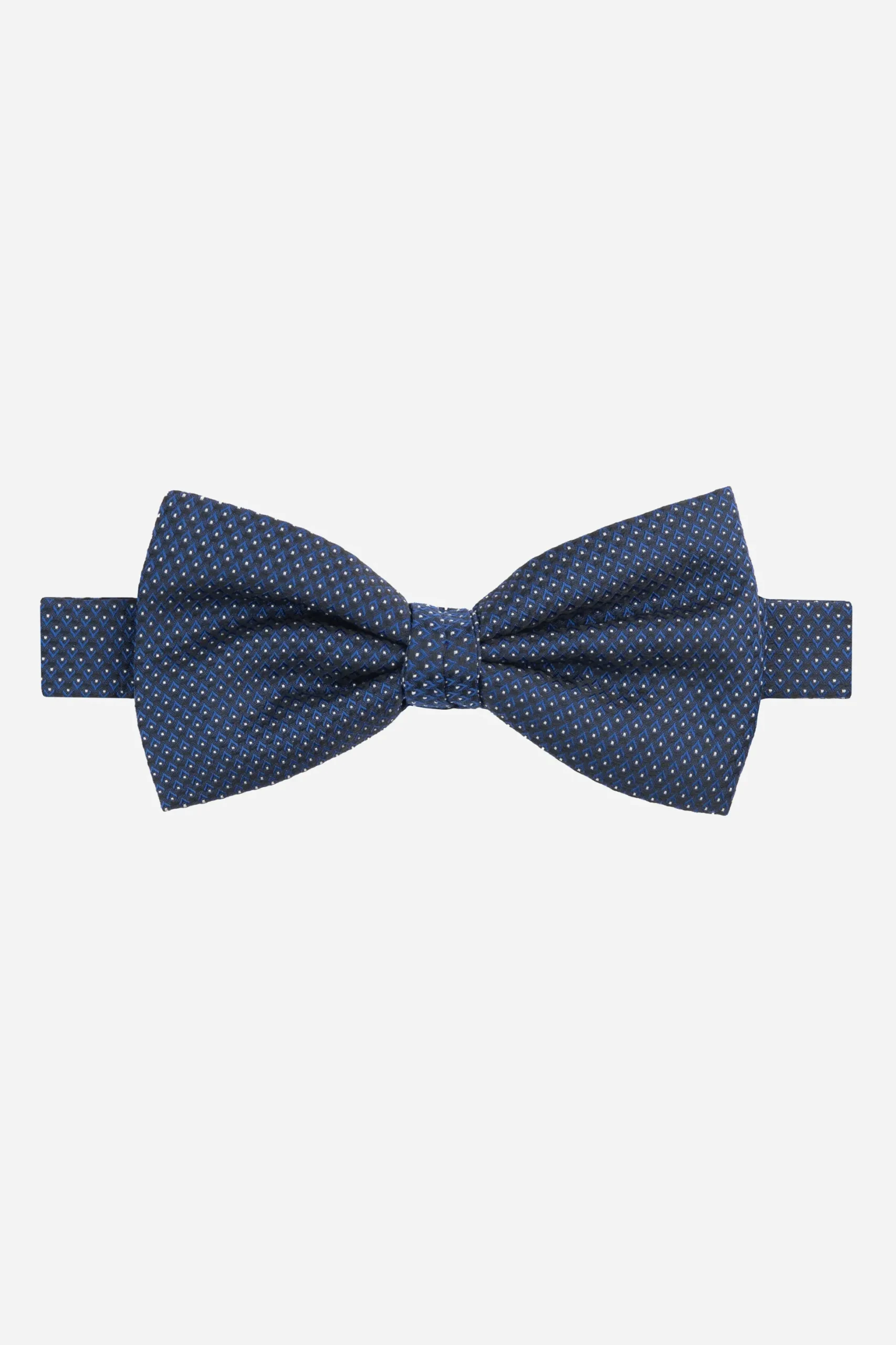 Papillon a pois annodato - POIS fondo BLU